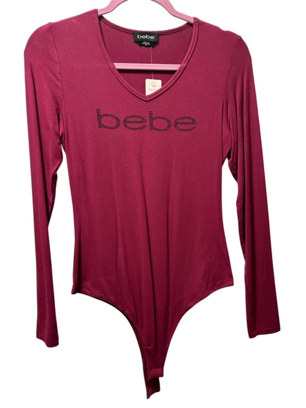 Bebe Long Sleeve Bodysuit